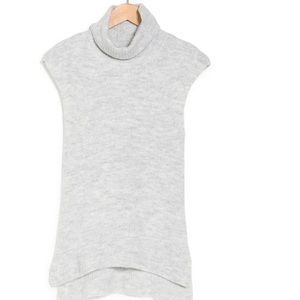 Turtleneck Cap Sleeve Sweater- Brand New!